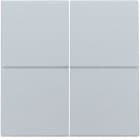 Niko - SET DE FINITION INTERRUPTEUR ELECTR./BOUTON-POUSSOIR QUADRUPLE