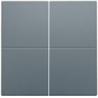 Niko - SET DE FINITION INTERRUPTEUR ELECTR./BOUTON-POUSSOIR QUADRUPLE