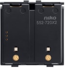 Niko - INTERRUPTEUR SANS FIL SUR BATTERIE, DOUBLE, ZIGBEE®, SANS SOCLE