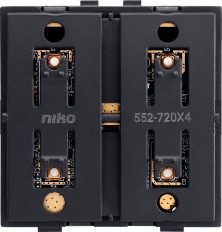 Niko - INTERRUPTEUR SANS FIL SUR BATTERIE, QUADR., ZIGBEE®, SANS SOCLE