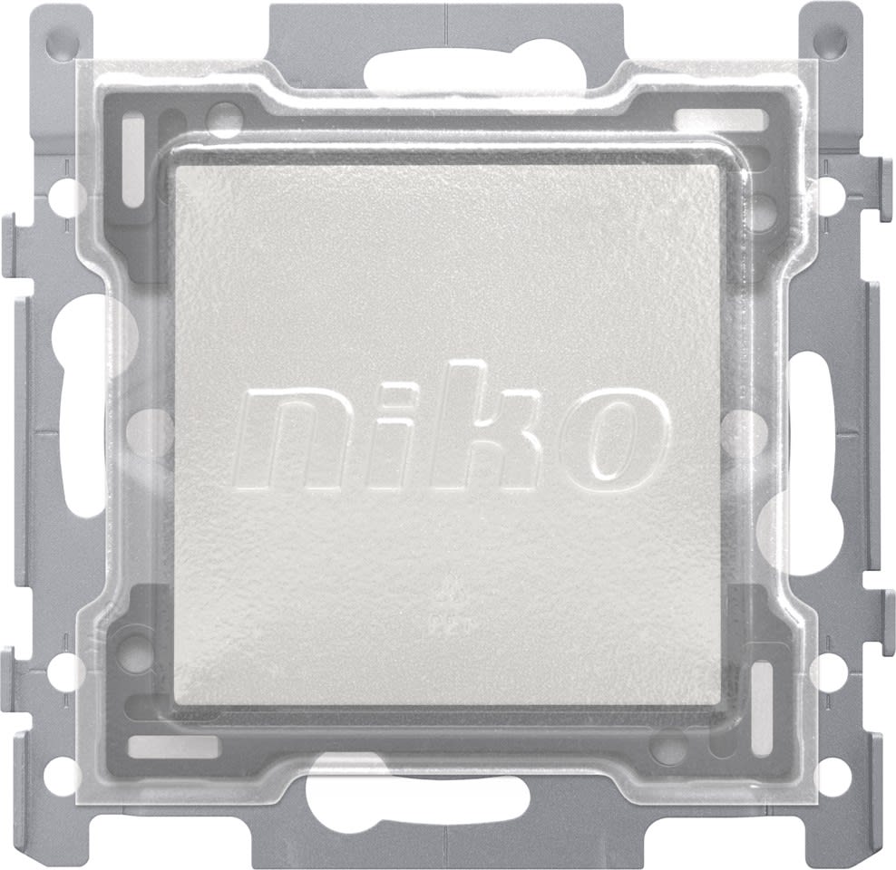 Niko - SOCLE UNIVERSEL AVEC CACHE-TROU, VIS ET CAPUCHON DE PROTECTION