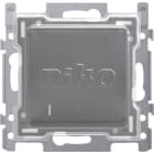 Niko - BOUTON-POUSSOIR N.O. 10A,  CONN. RAPIDE, CAPUCHON DE PROTECTION