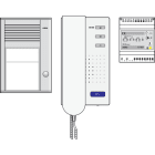 Niko - KIT AUDIO, POSTE EXT./INT., 1 BOUTON DE SONNETTE, PRÉPROGRAMMÉ