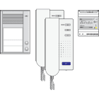 Niko - KIT AUDIO AVEC POSTE EXT., 2 BOUTONS DE SONNETTE, PRÉPROGRAMMÉ
