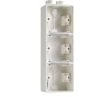 Niko - BOÎTE EN SAILLIE TRIPLE ÉTANCHE POUR 3 FONCTIONS, 2 ENTRÉES M20