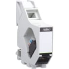 Niko - MODULE RAIL DIN AVEC CONNECTEUR RJ45 BLINDÉ STP CAT6A, POE++