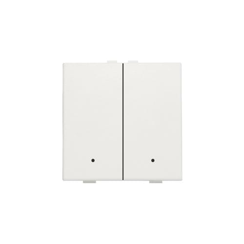 Niko - BOUTON-POUSSOIR DOUBLE AVEC LED ET CAPTEURS DE CONFORT
