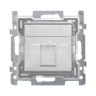 Niko - 1 CONN. RJ45 STP CAT. 6A, POE++, PLAT, VIS, CAPUCHON PROTECTION