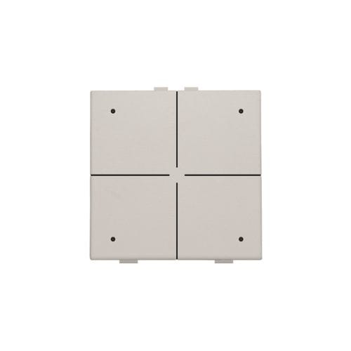 Niko - BOUTON-POUSSOIR QUADRUPLE AVEC LED ET CAPTEURS DE CONFORT