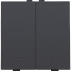 Niko - BOUTON-POUSSOIR DOUBLE AVEC LED ET CAPTEURS DE CONFORT