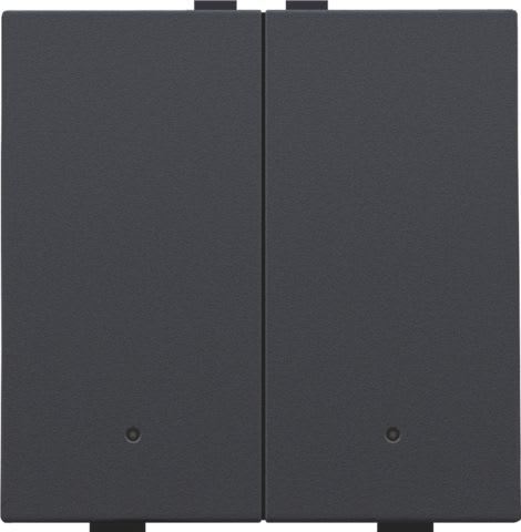 Niko - BOUTON-POUSSOIR DOUBLE AVEC LED ET CAPTEURS DE CONFORT