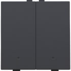 Niko - BOUTON-POUSSOIR DOUBLE AVEC LED ET CAPTEURS DE CONFORT