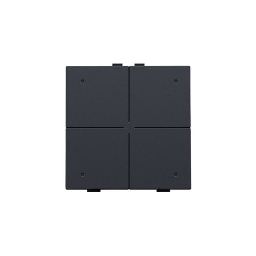 Niko - BOUTON-POUSSOIR QUADRUPLE AVEC LED ET CAPTEURS DE CONFORT