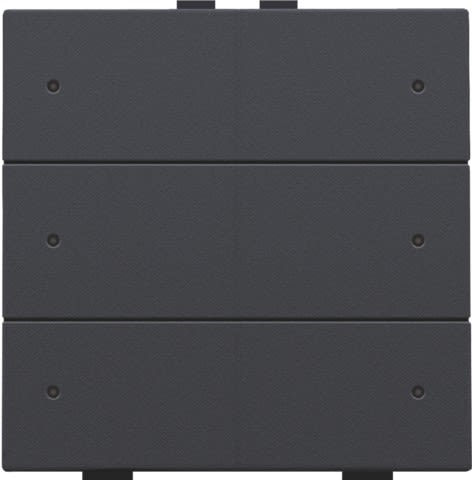 Niko - BOUTON-POUSSOIR SEXTUPLE AVEC LED ET CAPTEURS DE CONFORT