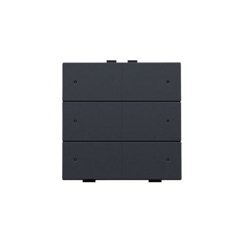 Niko - BOUTON-POUSSOIR SEXTUPLE AVEC LED ET CAPTEURS DE CONFORT