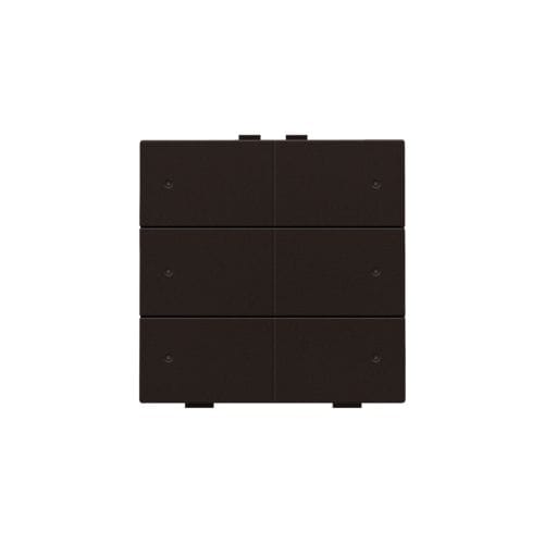 Niko - BOUTON-POUSSOIR SEXTUPLE AVEC LED ET CAPTEURS DE CONFORT