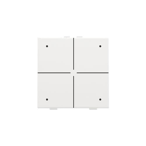 Niko - BOUTON-POUSSOIR QUADRUPLE AVEC LED ET CAPTEURS DE CONFORT