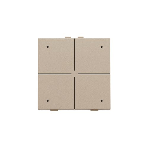 Niko - BOUTON-POUSSOIR QUADRUPLE AVEC LED ET CAPTEURS DE CONFORT