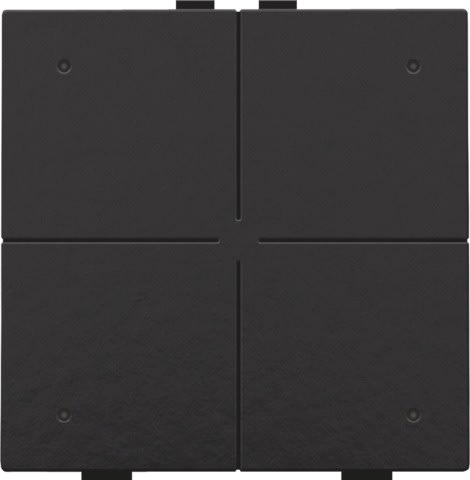 Niko - BOUTON-POUSSOIR QUADRUPLE AVEC LED ET CAPTEURS DE CONFORT