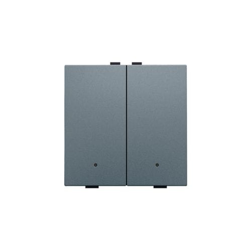 Niko - BOUTON-POUSSOIR DOUBLE AVEC LED ET CAPTEURS DE CONFORT