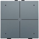 Niko - BOUTON-POUSSOIR QUADRUPLE AVEC LED ET CAPTEURS DE CONFORT