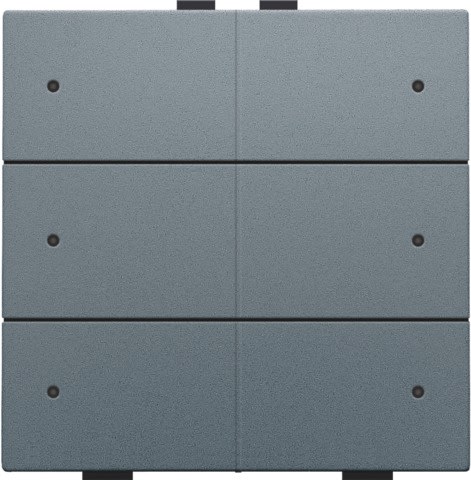 Niko - BOUTON-POUSSOIR SEXTUPLE AVEC LED ET CAPTEURS DE CONFORT