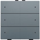 Niko - BOUTON-POUSSOIR SEXTUPLE AVEC LED ET CAPTEURS DE CONFORT