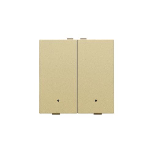 Niko - BOUTON-POUSSOIR DOUBLE AVEC LED ET CAPTEURS DE CONFORT