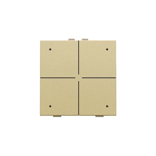 Niko - BOUTON-POUSSOIR QUADRUPLE AVEC LED ET CAPTEURS DE CONFORT