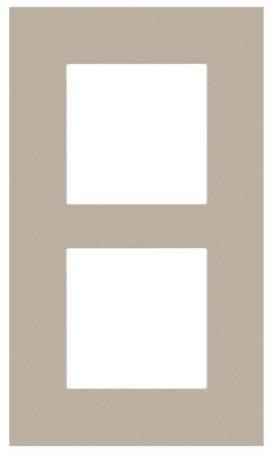 Niko - PLAQUE DE RECOUVREMENT DOUBLE, ENTRAXE DE 60MM, VERTICALE