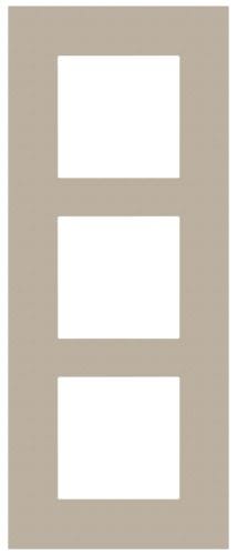Niko - PLAQUE DE RECOUVREMENT TRIPLE, ENTRAXE DE 60MM, VERTICALE