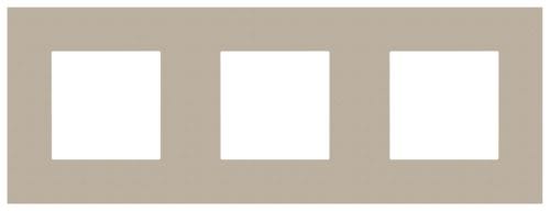 Niko - PLAQUE DE RECOUVREMENT TRIPLE, ENTRAXE DE 71MM