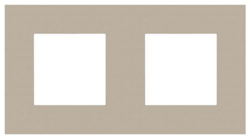 Niko - PLAQUE DE RECOUVREMENT DOUBLE, ENTRAXE DE 71MM