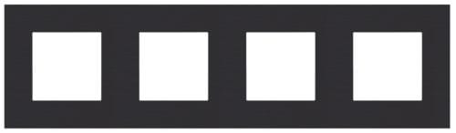 Niko - PLAQUE DE RECOUVREMENT QUADRUPLE, ENTRAXE DE 71MM