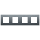 Niko - PLAQUE DE RECOUVREMENT QUADRUPLE, ENTRAXE DE 71MM