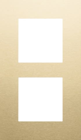 Niko - PLAQUE DE RECOUVREMENT DOUBLE, ENTRAXE DE 60MM, VERTICALE