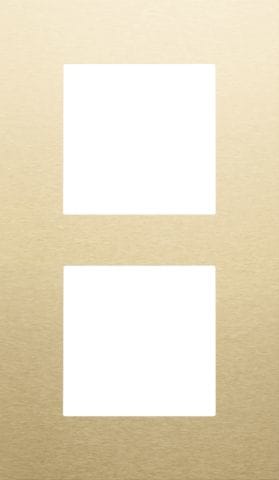 Niko - PLAQUE DE RECOUVREMENT DOUBLE, ENTRAXE DE 60MM, VERTICALE