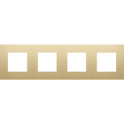 Niko - PLAQUE DE RECOUVREMENT QUADRUPLE, ENTRAXE DE 71MM