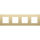 Niko - PLAQUE DE RECOUVREMENT QUADRUPLE, ENTRAXE DE 71MM