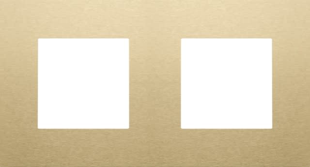 Niko - PLAQUE DE RECOUVREMENT DOUBLE, ENTRAXE DE 71MM