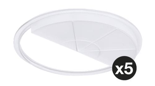 Niko - COUVRE-LENTILLE DÉTECTEURS P4XMR/M4XMR, TRANSPARENT (5 PCS)
