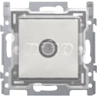 Niko - CONN. COAX. SIMPLE POUR TV, 2 GHZ, SOCLE ET FINIT., WHITE, PPC