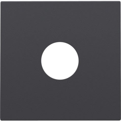 Niko - SET DE FINITION CONNEX. COAXIALE SIMPLE POUR TV, INTENSE ANTHR.