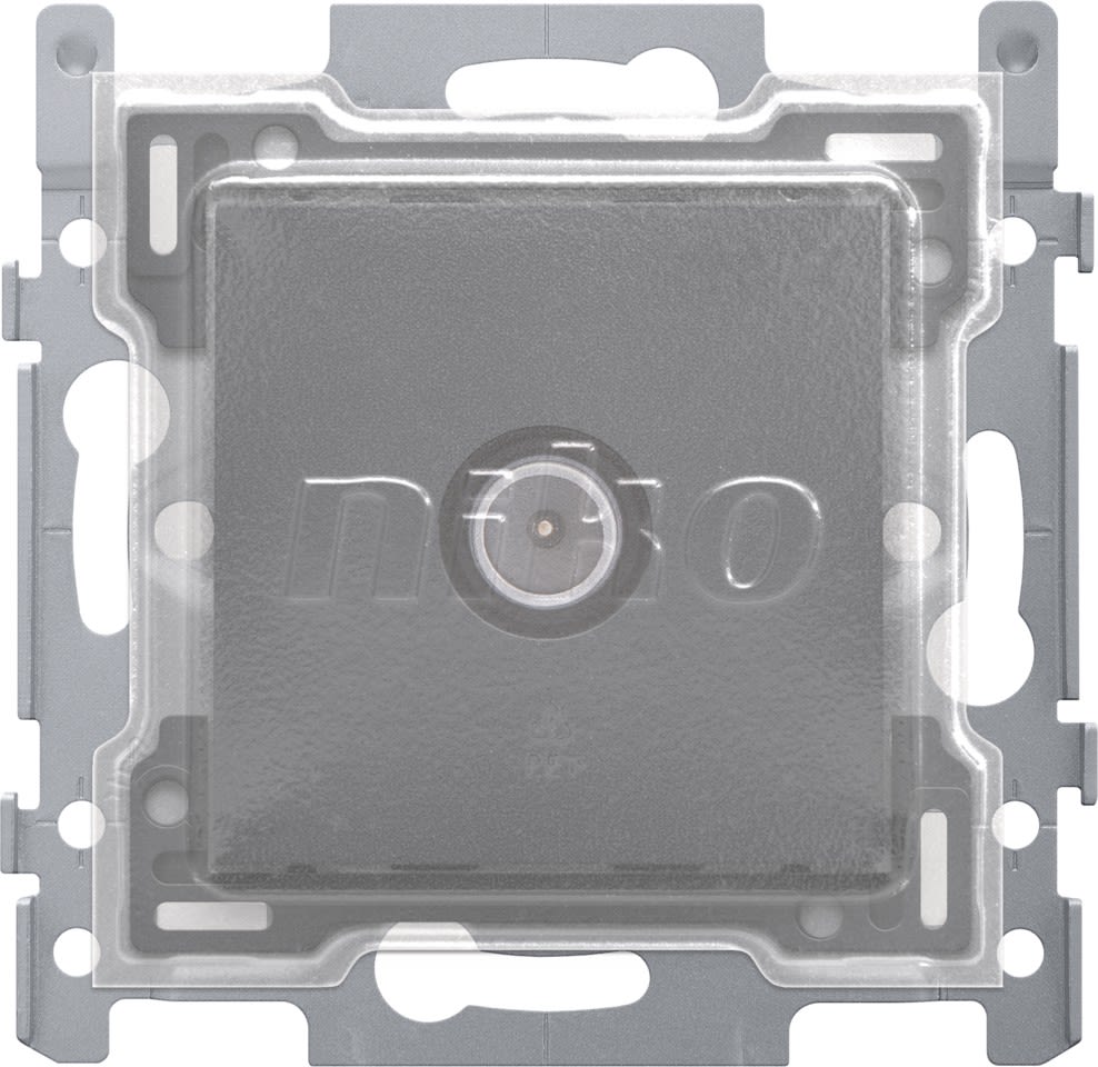 Niko - CONN. COAX. SIMPLE POUR TV, 2 GHZ, SOCLE ET FINIT., ANTHR, PPC