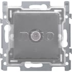 Niko - CONN. COAX. SIMPLE POUR TV, 2 GHZ, SOCLE ET FINIT., ANTHR, PPC