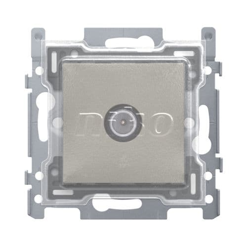 Niko - CONN. COAX. SIMPLE POUR TV, 2 GHZ, SOCLE ET FINIT., BRONZE, PPC