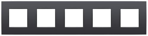 Niko - PLAQUE DE RECOUVREMENT QUINTUPLE AVEC 71MM D'ENTRAXE