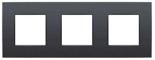 Niko - PLAQUE DE RECOUVREMENT TRIPLE AVEC 71MM D'ENTRAXE