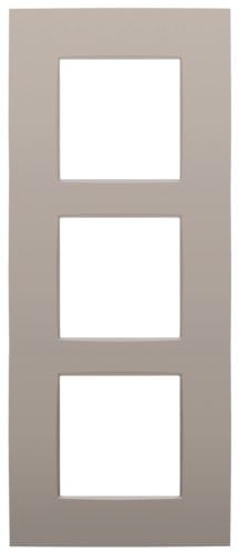 Niko - PLAQUE DE RECOUVREMENT TRIPLE, 60MM D'ENTRAXE, VERTICALE