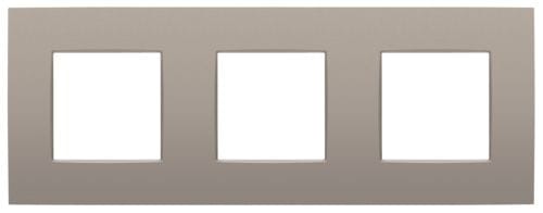 Niko - PLAQUE DE RECOUVREMENT TRIPLE AVEC 71MM D'ENTRAXE